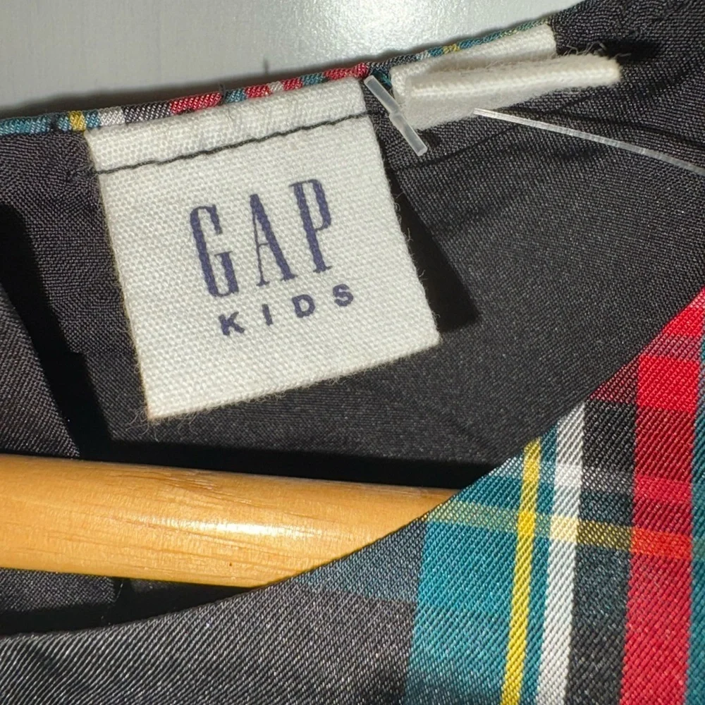 Christmas Plaid Holiday Christmas Party Dress Girls XXL GAP New With Tag - Picture 9 of 14